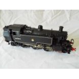 An O gauge kit built diecast 2-6-2T tank locomotive, op no 84004, BR black livery,