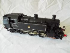 An O gauge kit built diecast 2-6-2T tank locomotive, op no 84004, BR black livery,