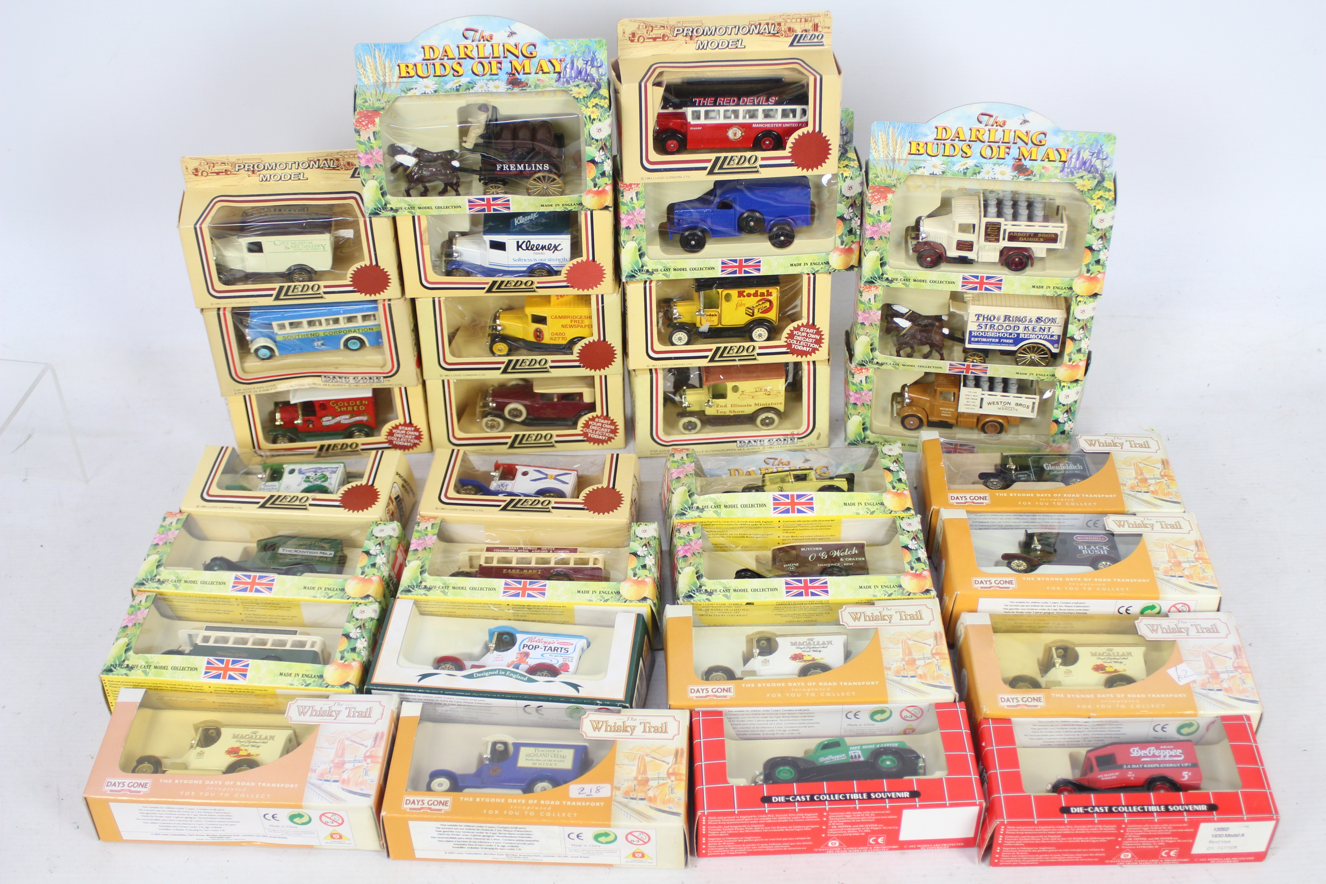 Lledo - A collection of 30 die cast models featuring the following series: Whisky Trail - Days Gone