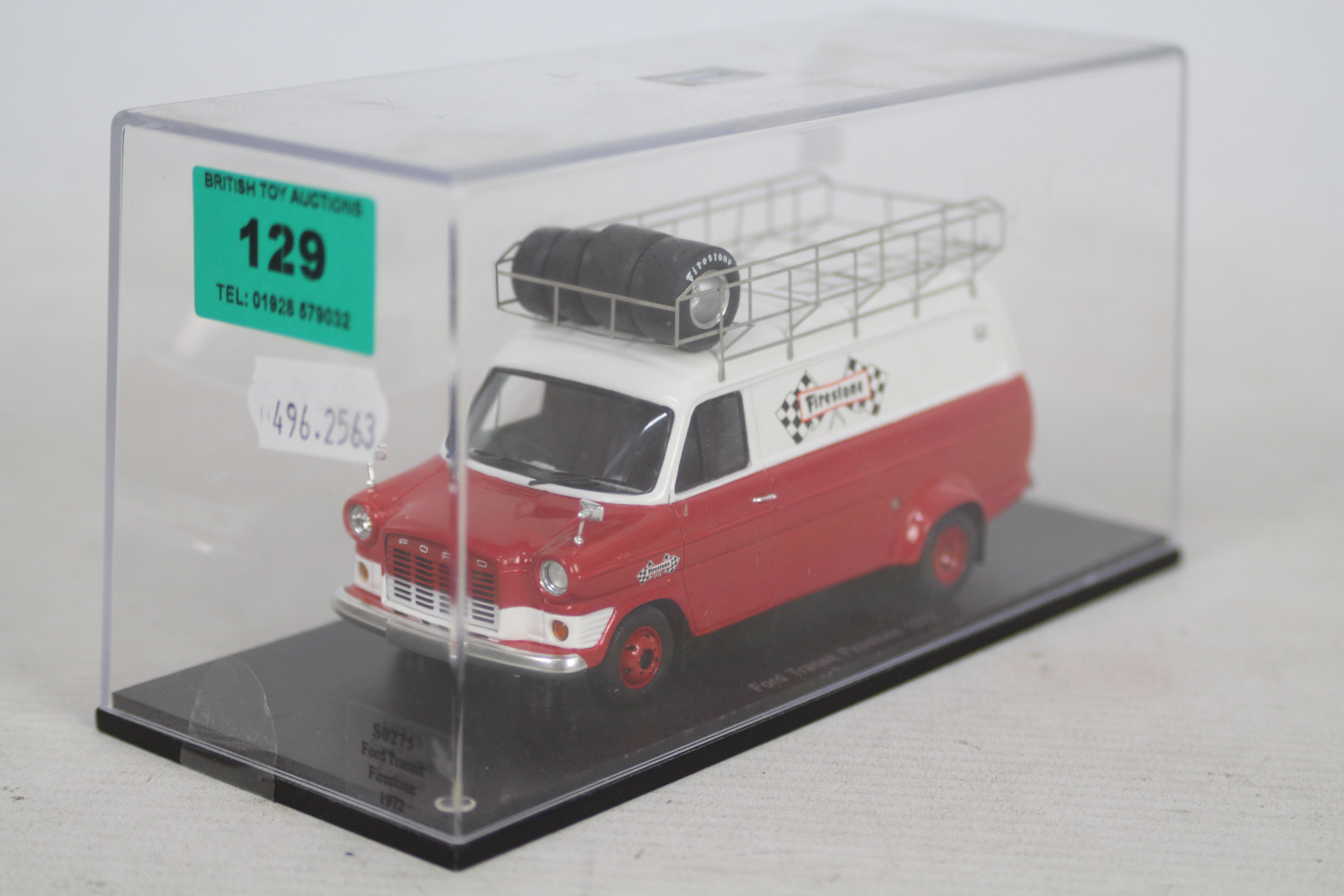 Spark - A boxed die-cast red and white coloured #S0275 Ford Transit Firestone 1972. - Image 3 of 3