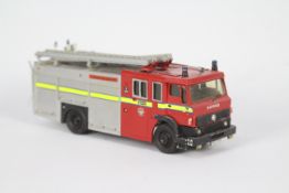 Fire Brigade Models - A built kit model Renault Dodge Saxon G13 Fire Engine in 1:48 scale in London