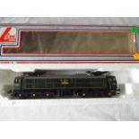 Hornby-Triang - an OO gauge EM2 Co-Co overhead electric locomotive, op no 27002, BR green livery,