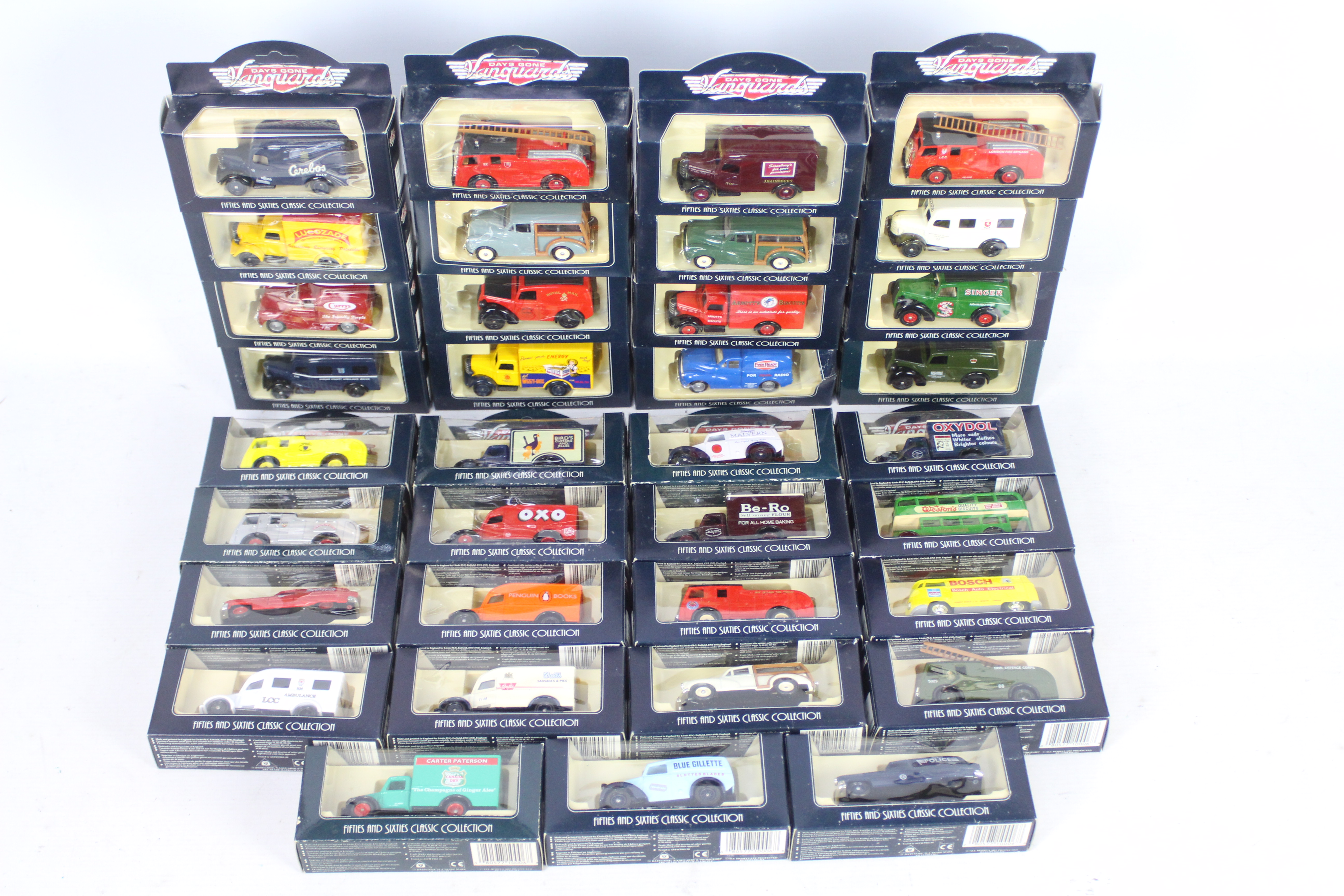 Lledo - Vanguards - Days Gone - A collection of 35 die cast models in excellent condition and boxed.