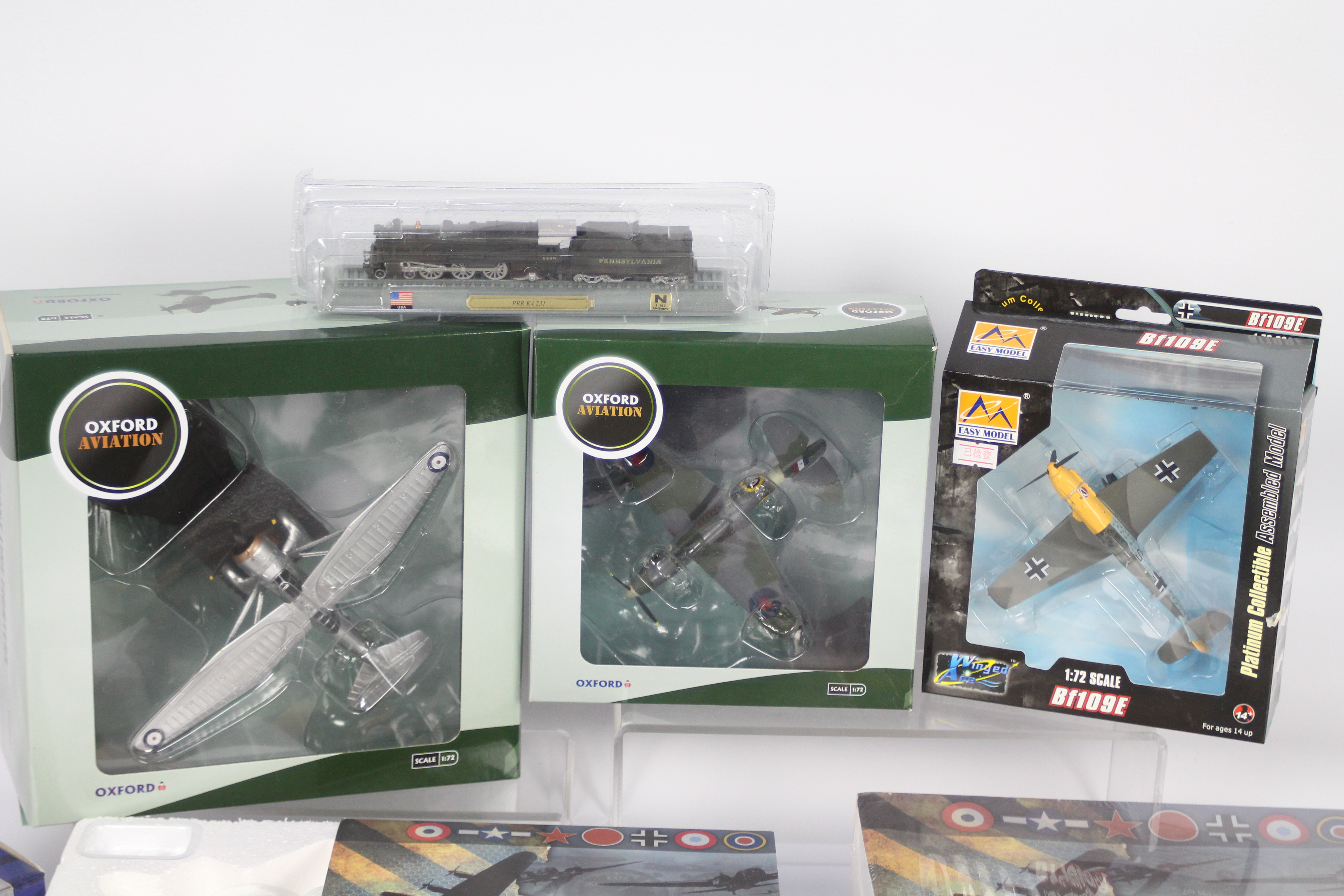 Die-cast vehicles - a mixed lot of 8 vehicles to include Oxford Aviation front line fighters, - Image 2 of 4