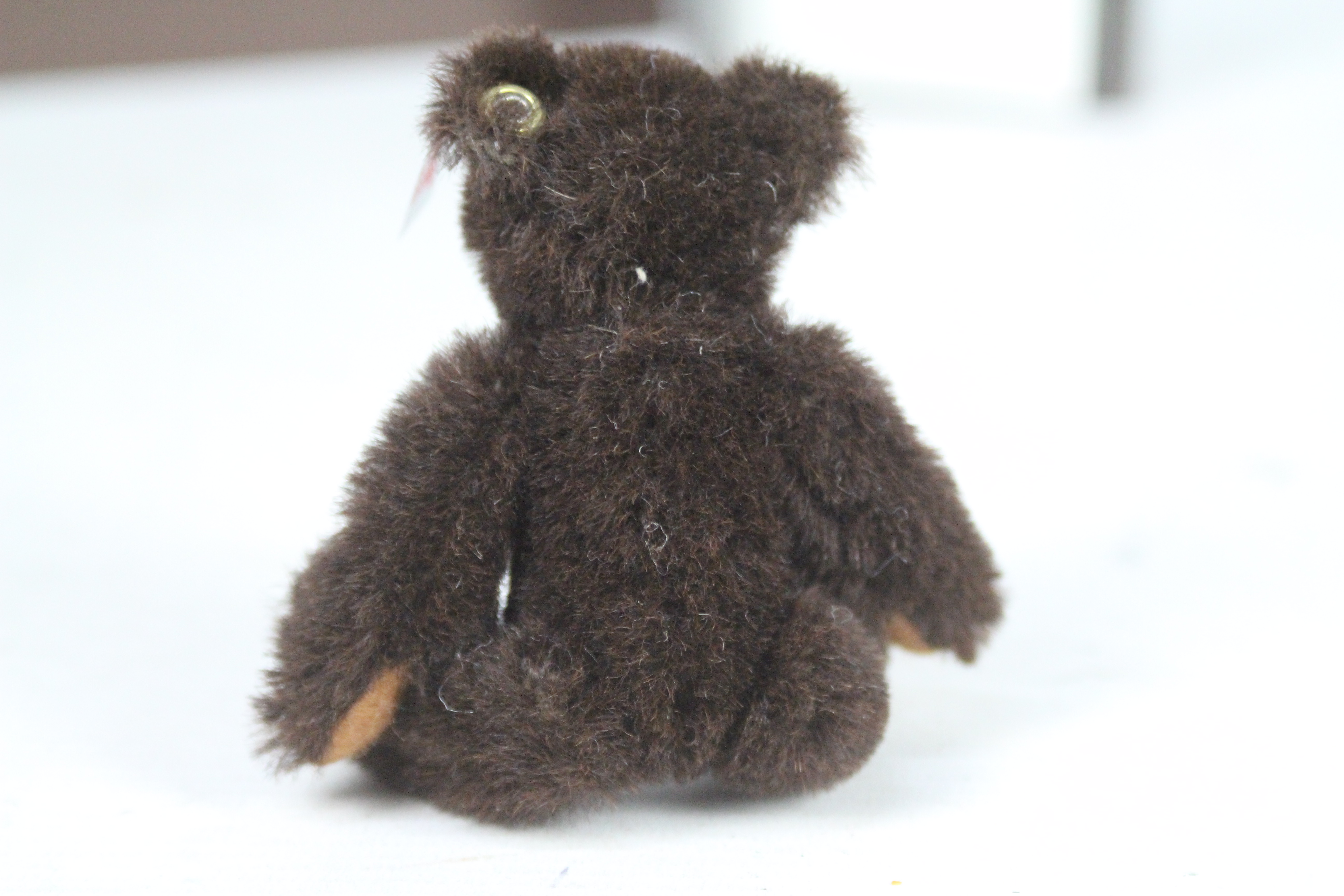 Steiff - A boxed miniature alpaca 'Annual Gift 2011' bear - The brown bear has plastic eyes, - Bild 3 aus 6