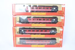 Hornby - 4 boxed OO gauge Virgin liveried Mk2 coaches including 1st Class and Brake # R4088A,