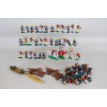 Timpo - Cherilea - Britains - A collection of 76 figures plus some accessories and spare parts,