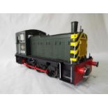 A kit built O gauge model 0-6-0 diesel shunter, class 03 op no D.