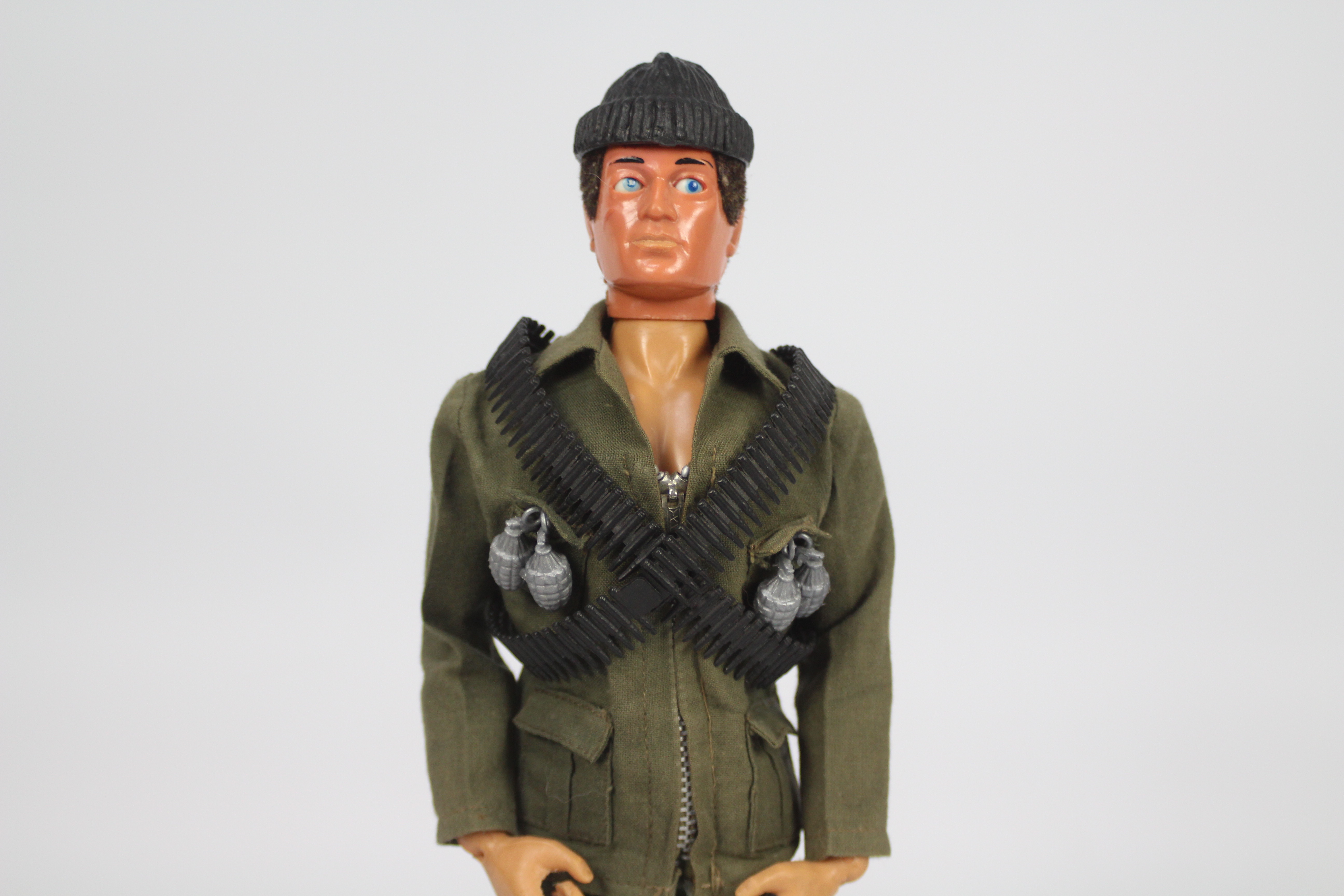 Palitoy, Action Man - A Palitoy Eagle-Eye Action Man figure in Commando outfit. - Image 2 of 9