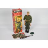 Palitoy Action Man - A boxed vintage Action Man Soldier with Gripping Hands.