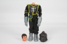 Palitoy, Action Man - A Palitoy Eagle-Eye Action Man figure in Zargonite Space Pirate outfit.