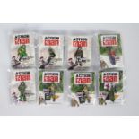 Hasbro, Action Man - A collection of eight Action Man pin badges.