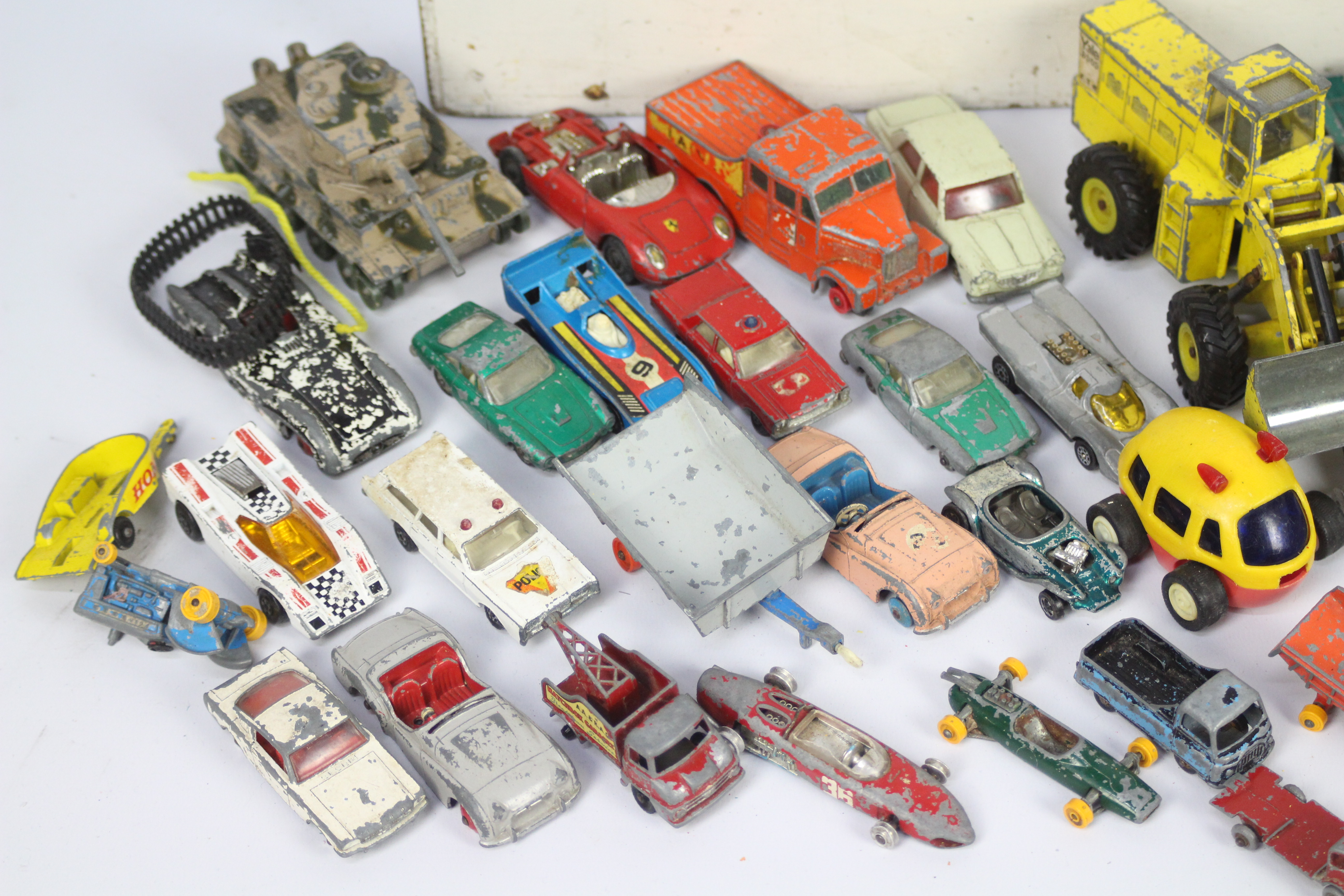 Diecast - A large quantity (approximately 50+) of playworn vehicles to include Dinky, Lesney, - Image 2 of 4