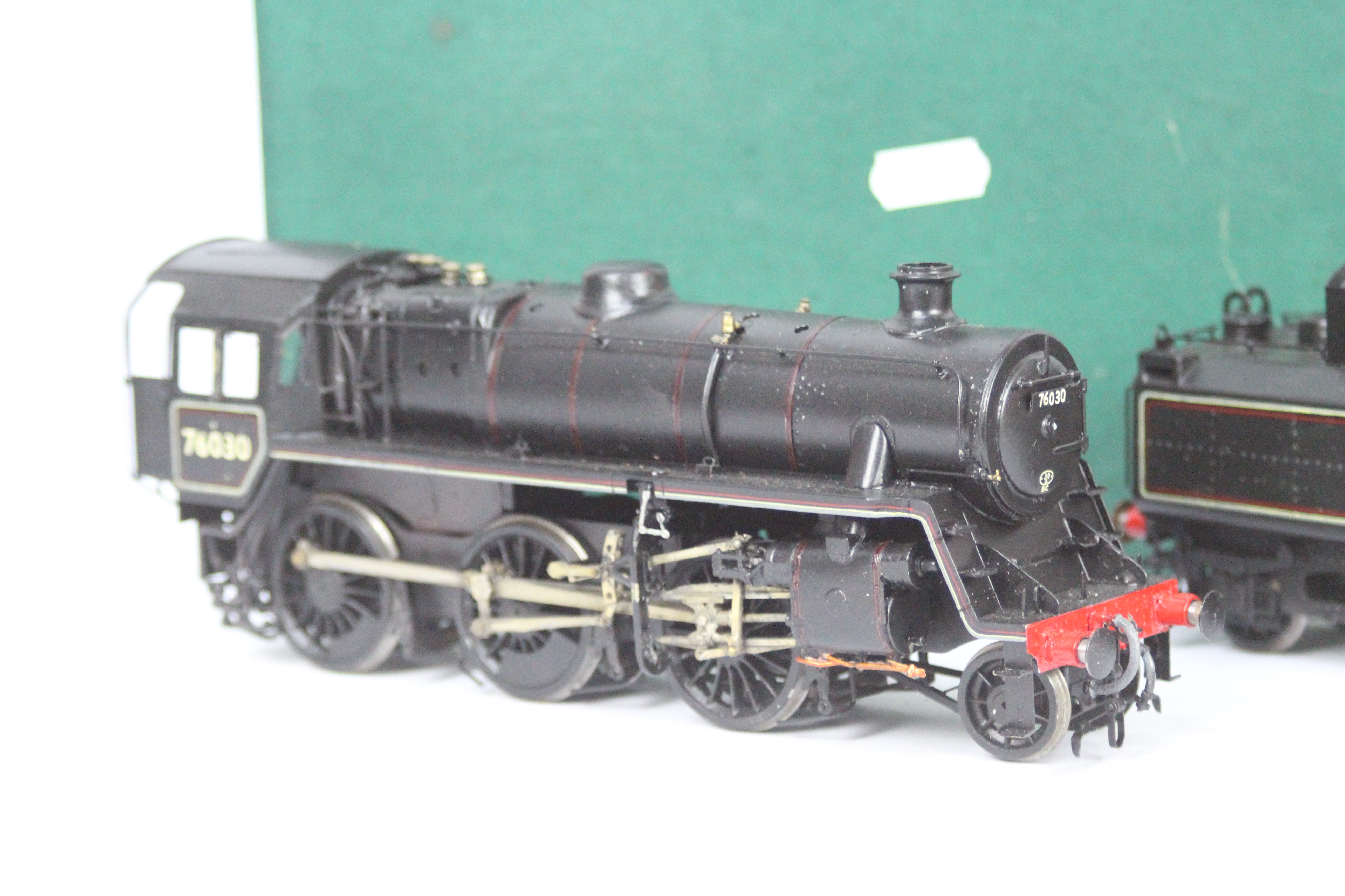 An O gauge kit built metal diecast standard class 4MT 2-6-0 locomotive and tender, op no 76030, - Image 2 of 6