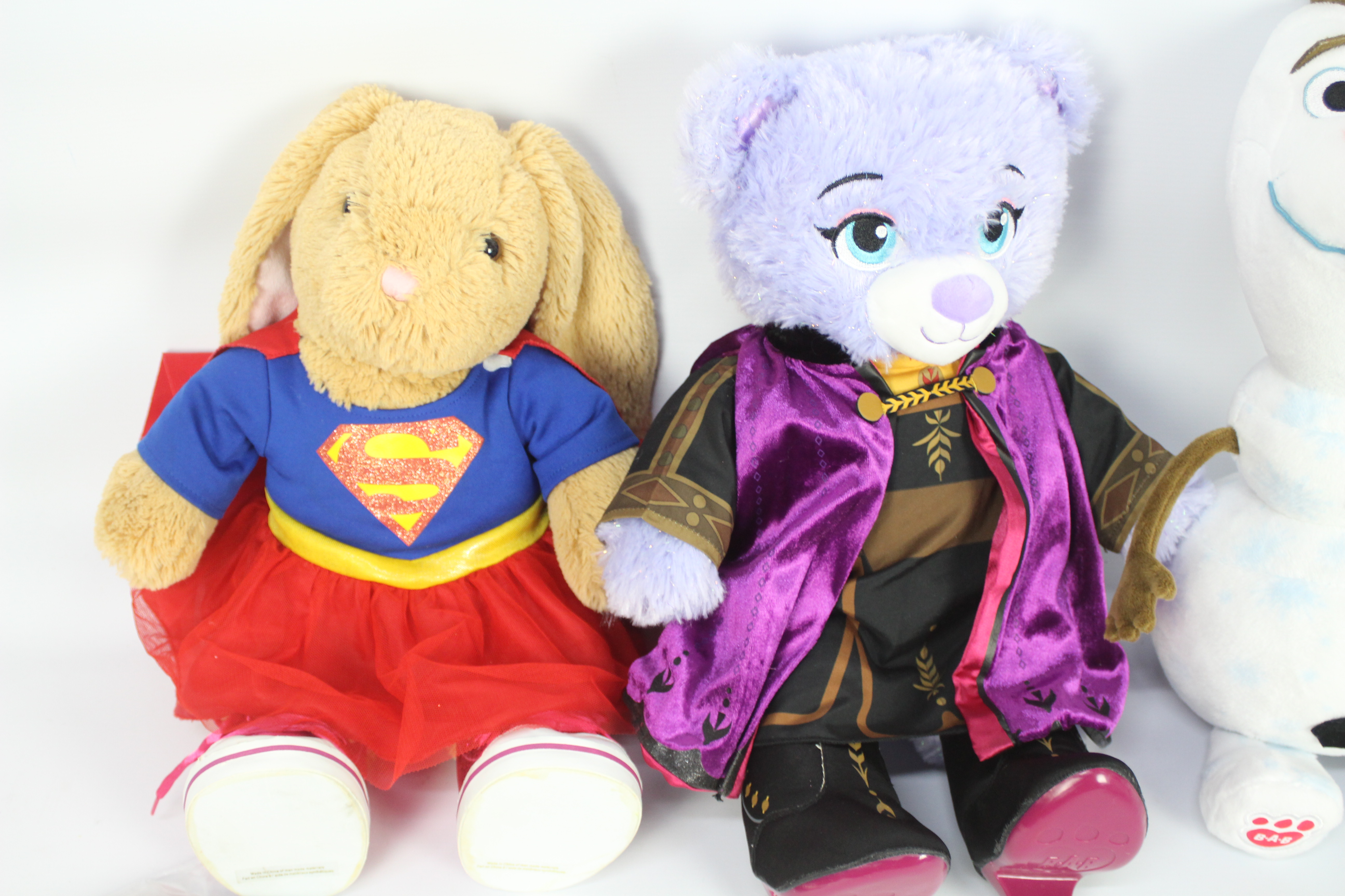 Build-a-Bear - 5 bears: Frozen x 3 bears, Elsa in snow queen outfit of dress and boots, - Image 3 of 4