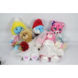 Build-a-Bear - 5 bears to include a Princess Kitty wearing a white wedding outfit with,veil,