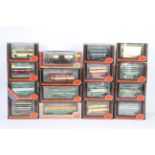 EFE - A fleet of 16 boxed 1:76 diecast model buses, and commercial vehicles.