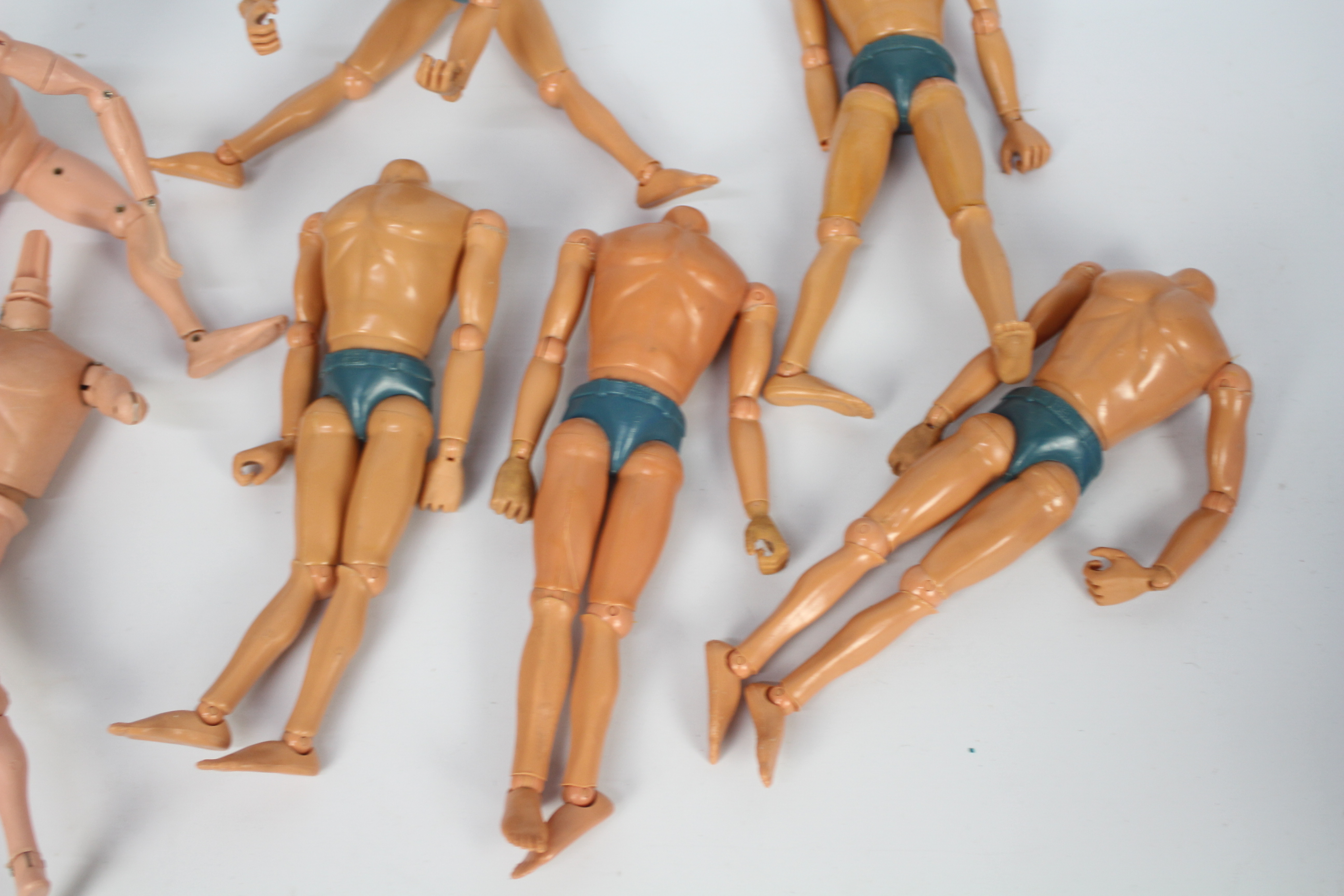 Palitoy, Action Man - Seven naked Action Man figures with various body types. - Image 2 of 3