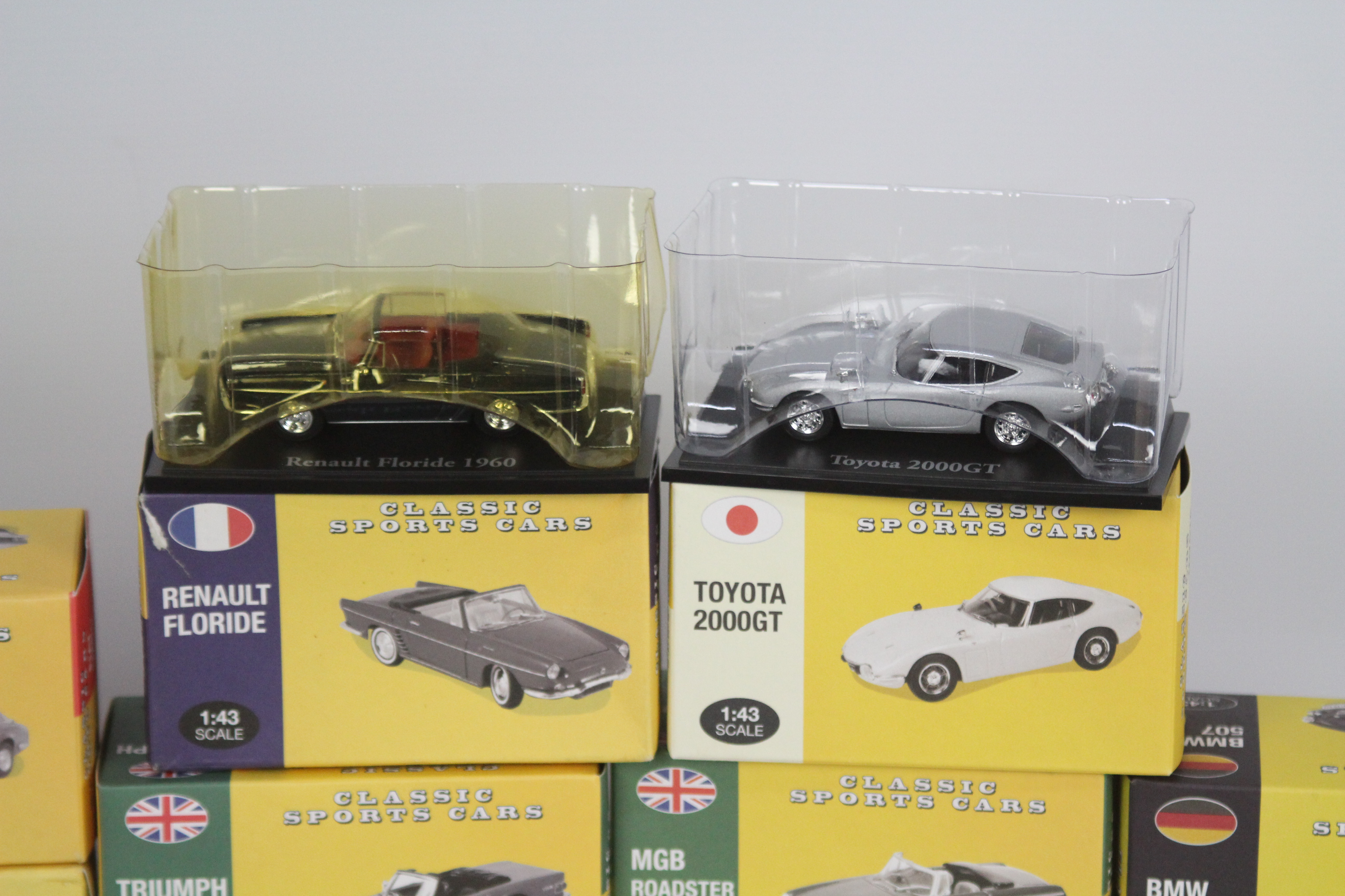 Atlas Editions - 11 boxed 1:43 scale diecast model cars from the 'Classic Sports Cars' series from - Image 2 of 4