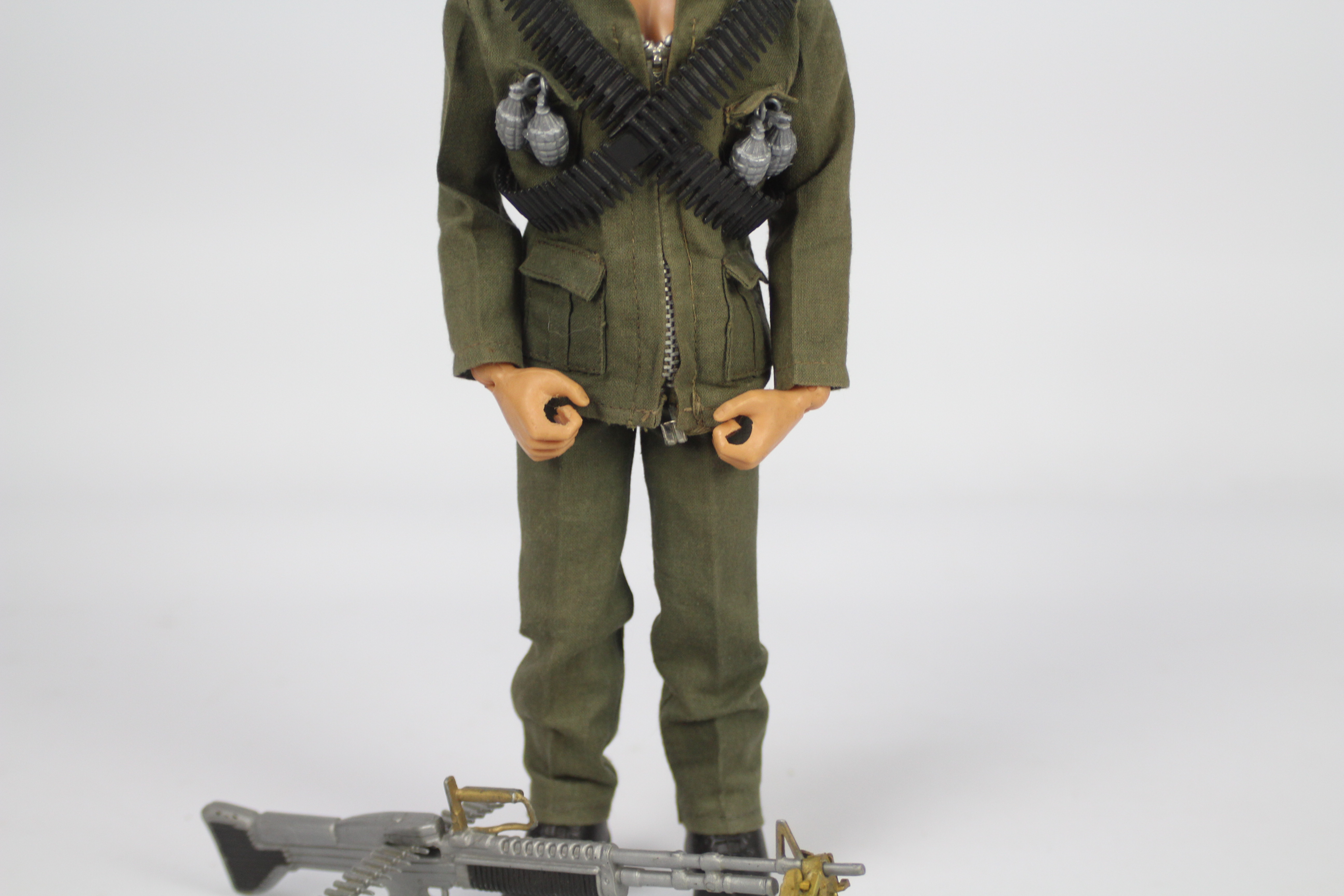 Palitoy, Action Man - A Palitoy Eagle-Eye Action Man figure in Commando outfit. - Image 3 of 9