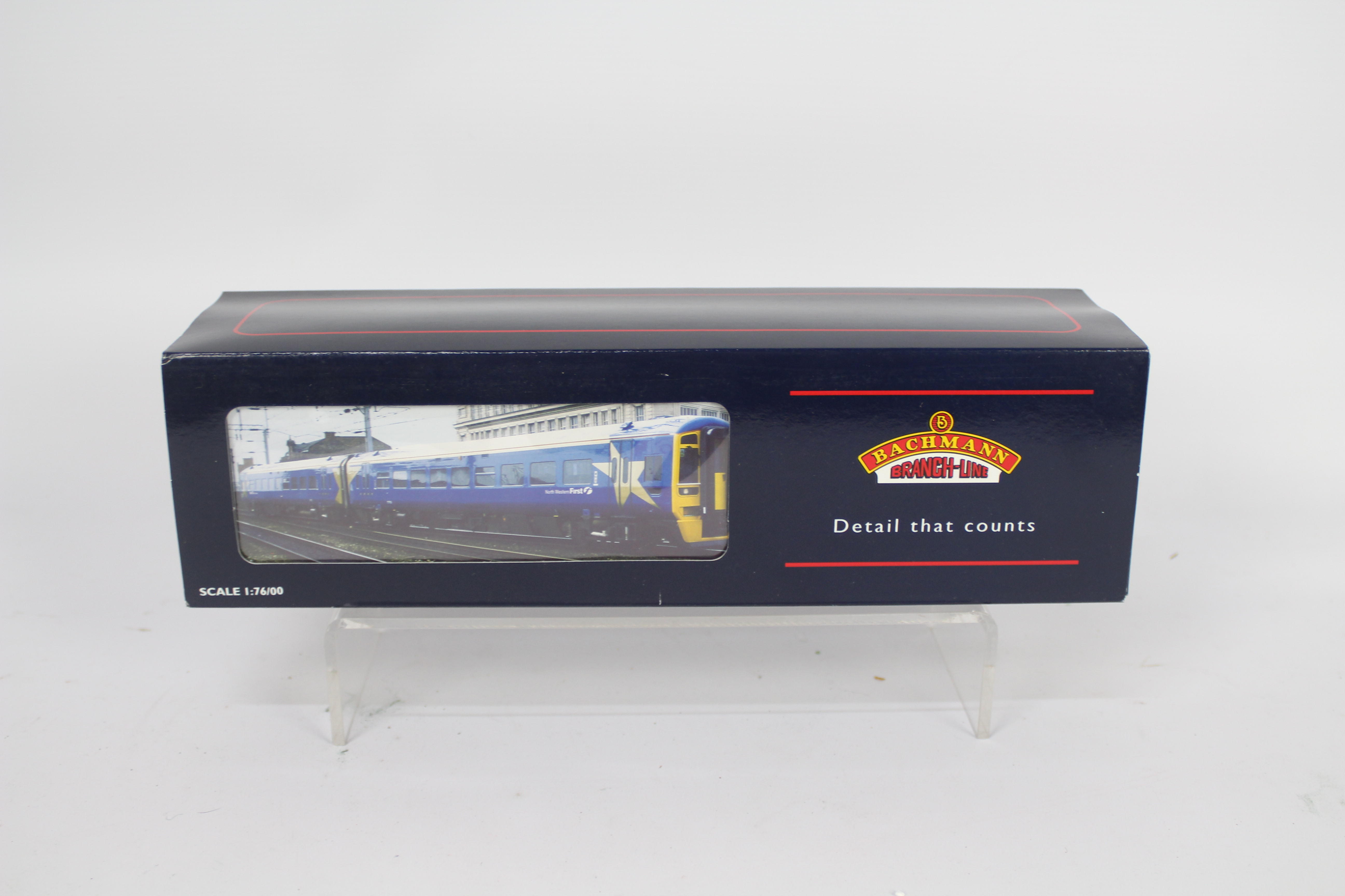 Bachmann - A boxed OO gauge Class 158 Diesel Multiple Unit in First Western livery # 31-505.