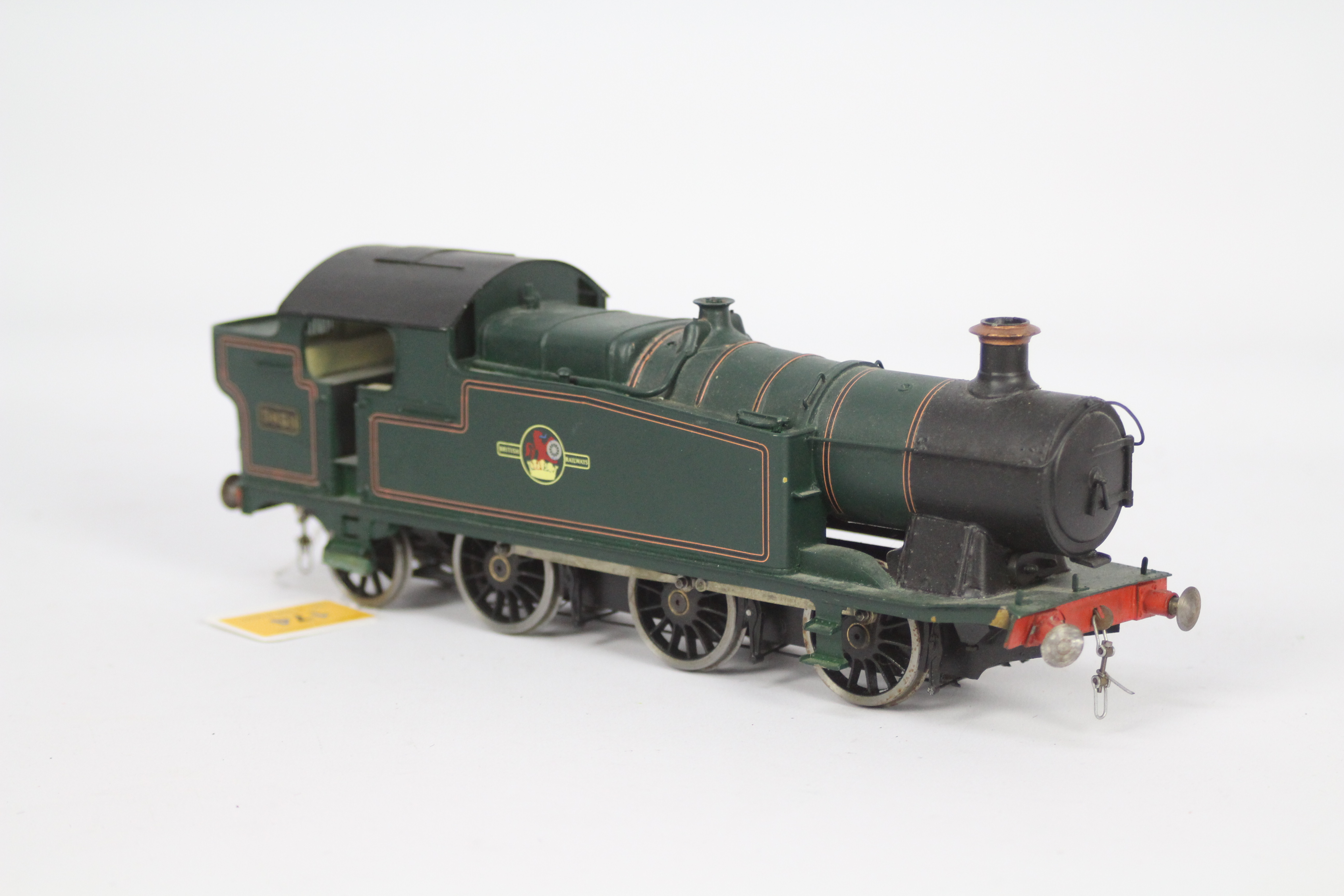 An O gauge kit built metal diecast class 56xx 0-6-2T tank locomotive, op no 5658, BR green livery, - Image 4 of 4