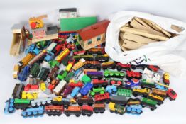 Brio - Thomas the Tank Engine & Friends - Train Set to include wooden tracks, buildings, trains,
