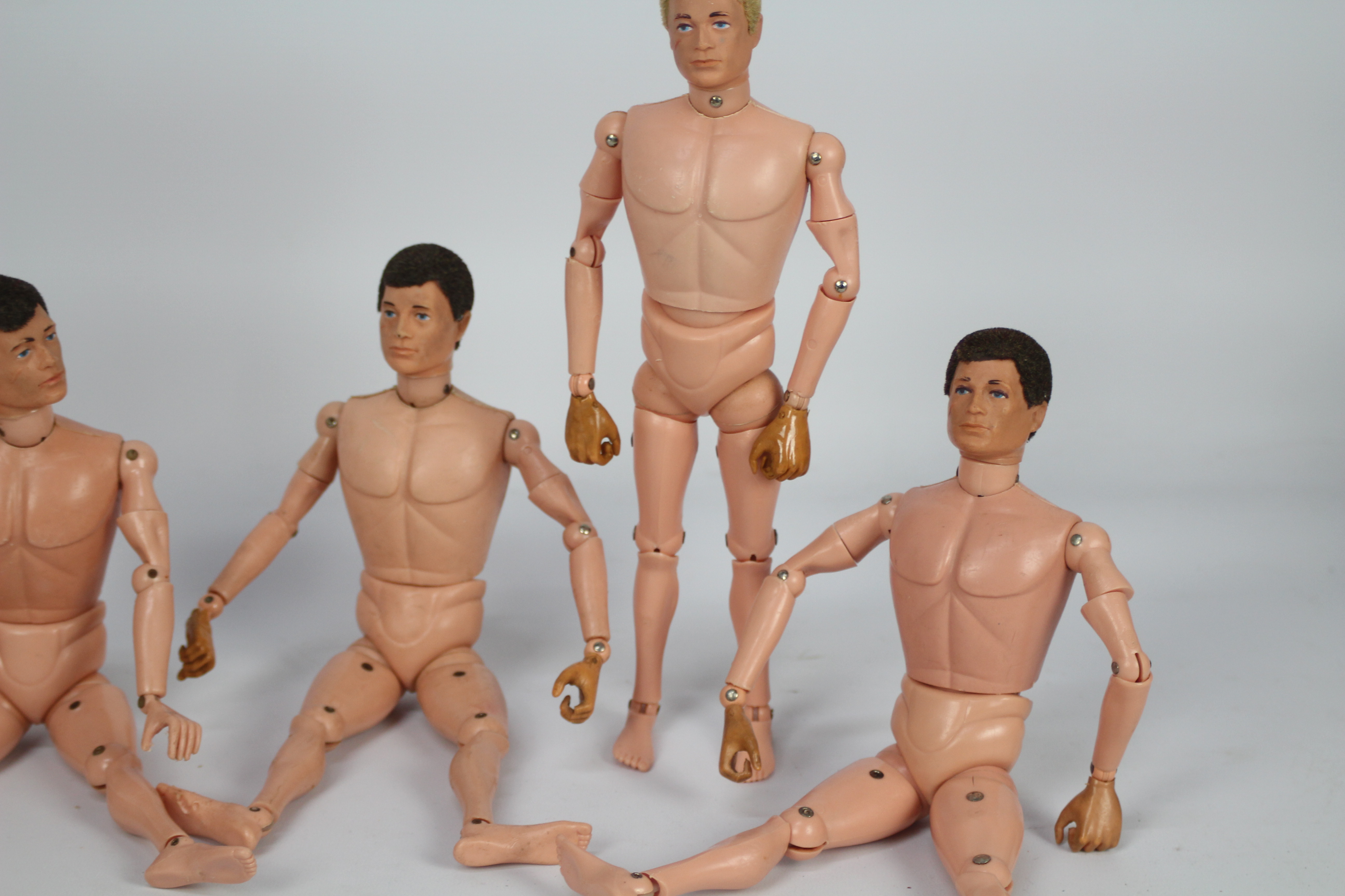 Palitoy, Action Man - Six naked Palitoy Action Man figures. - Image 4 of 4