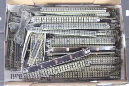 Hornby - Hornby Dublo - A quantity of TT gauge track. Track appears in playworn condition.