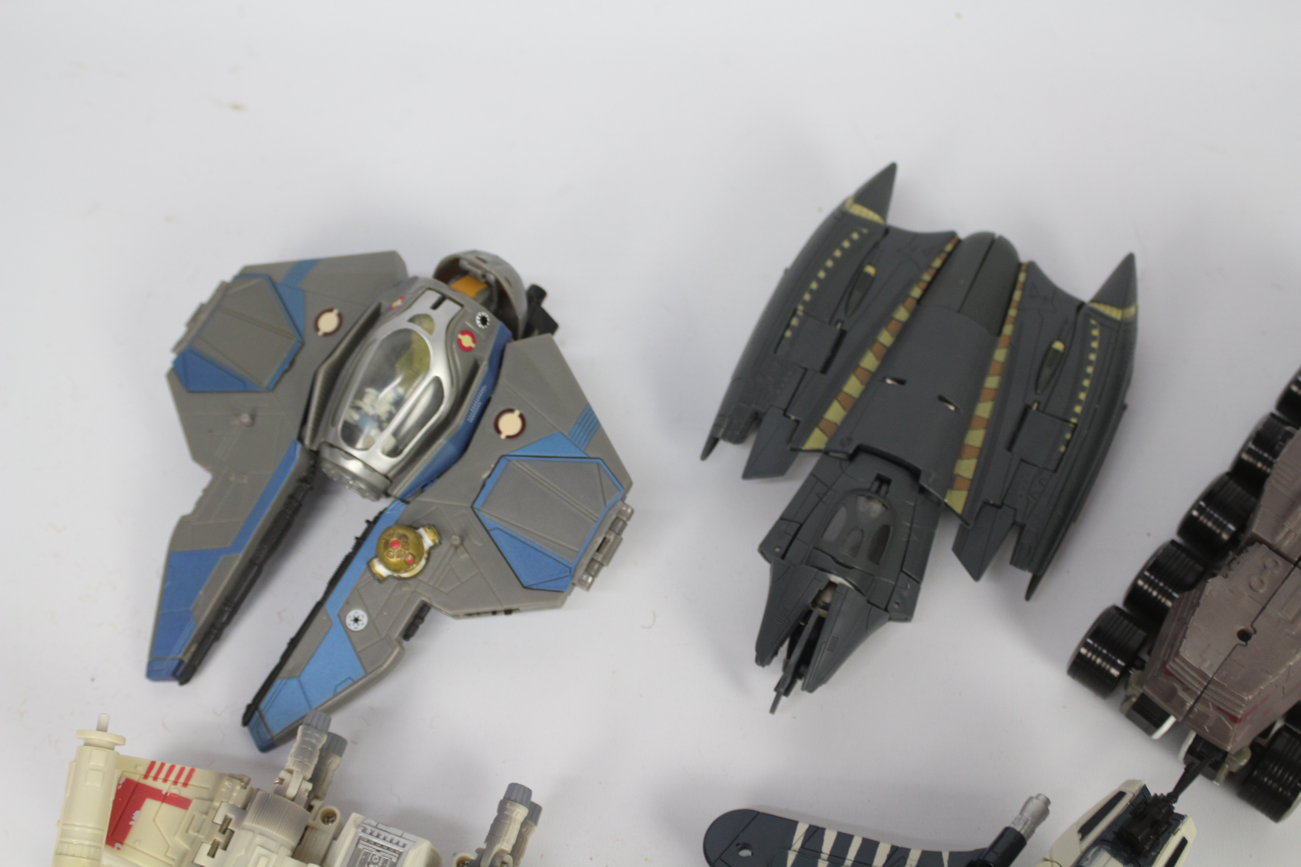 Hasbro - Star Wars - 5 x unboxed vehicles, Turbo Tank, Obi-Wan's Jedi Star Fighter, - Image 3 of 5