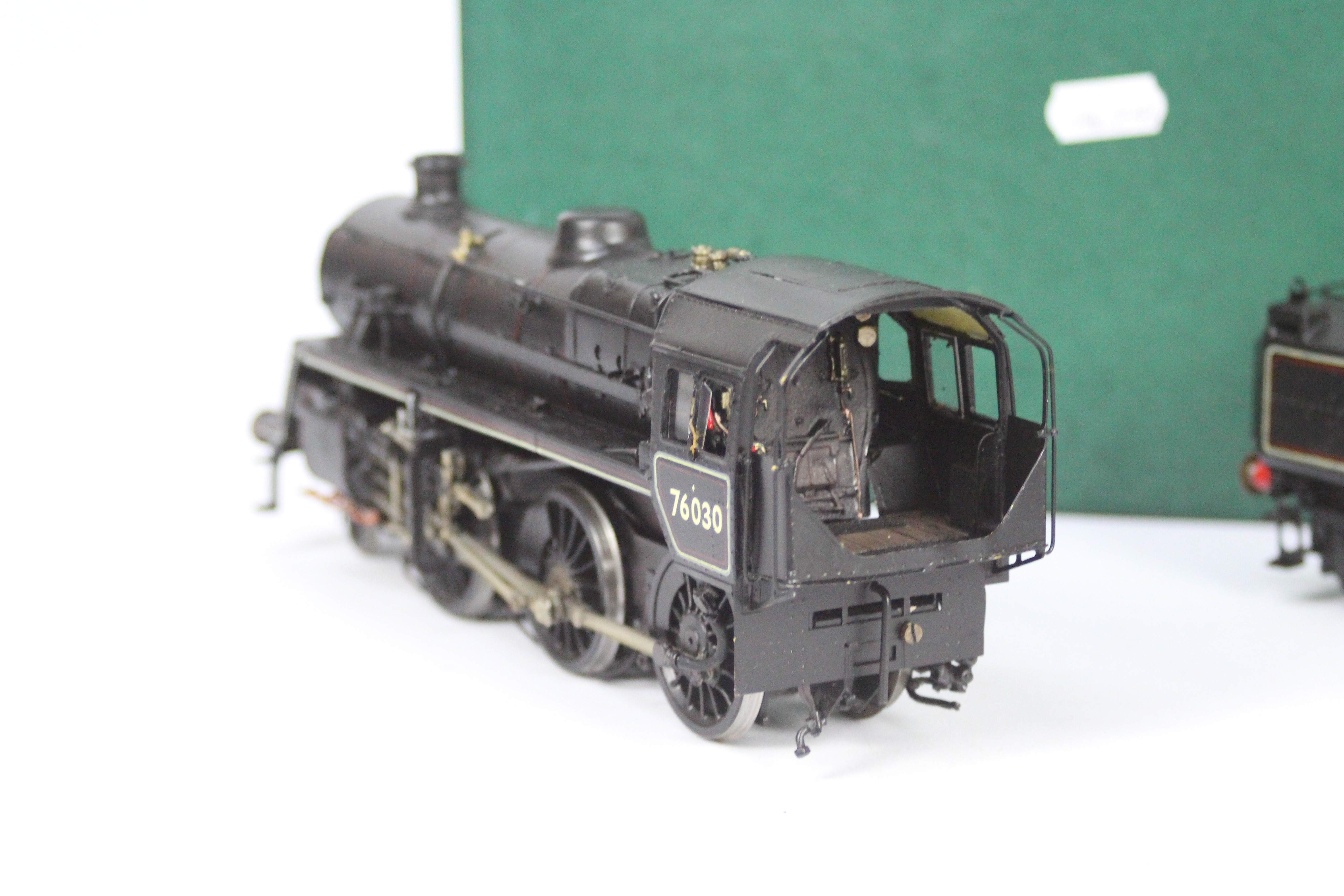 An O gauge kit built metal diecast standard class 4MT 2-6-0 locomotive and tender, op no 76030, - Image 5 of 6