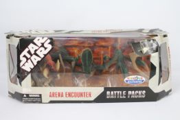 Hasbro - Star Wars - A boxed Arena Encounter Battle Pack # 87549 It shows signs of use and has all