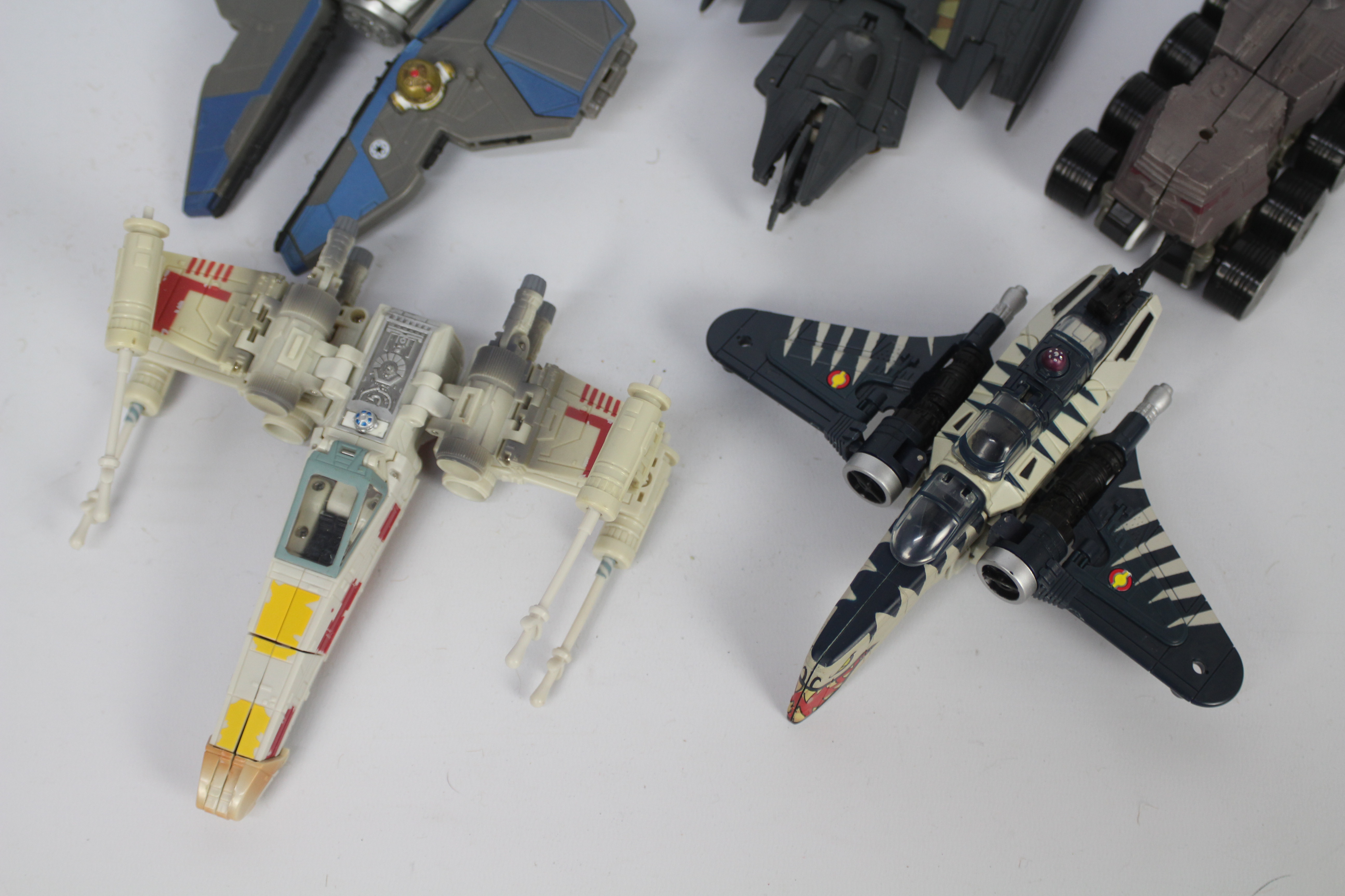 Hasbro - Star Wars - 5 x unboxed vehicles, Turbo Tank, Obi-Wan's Jedi Star Fighter, - Image 2 of 5