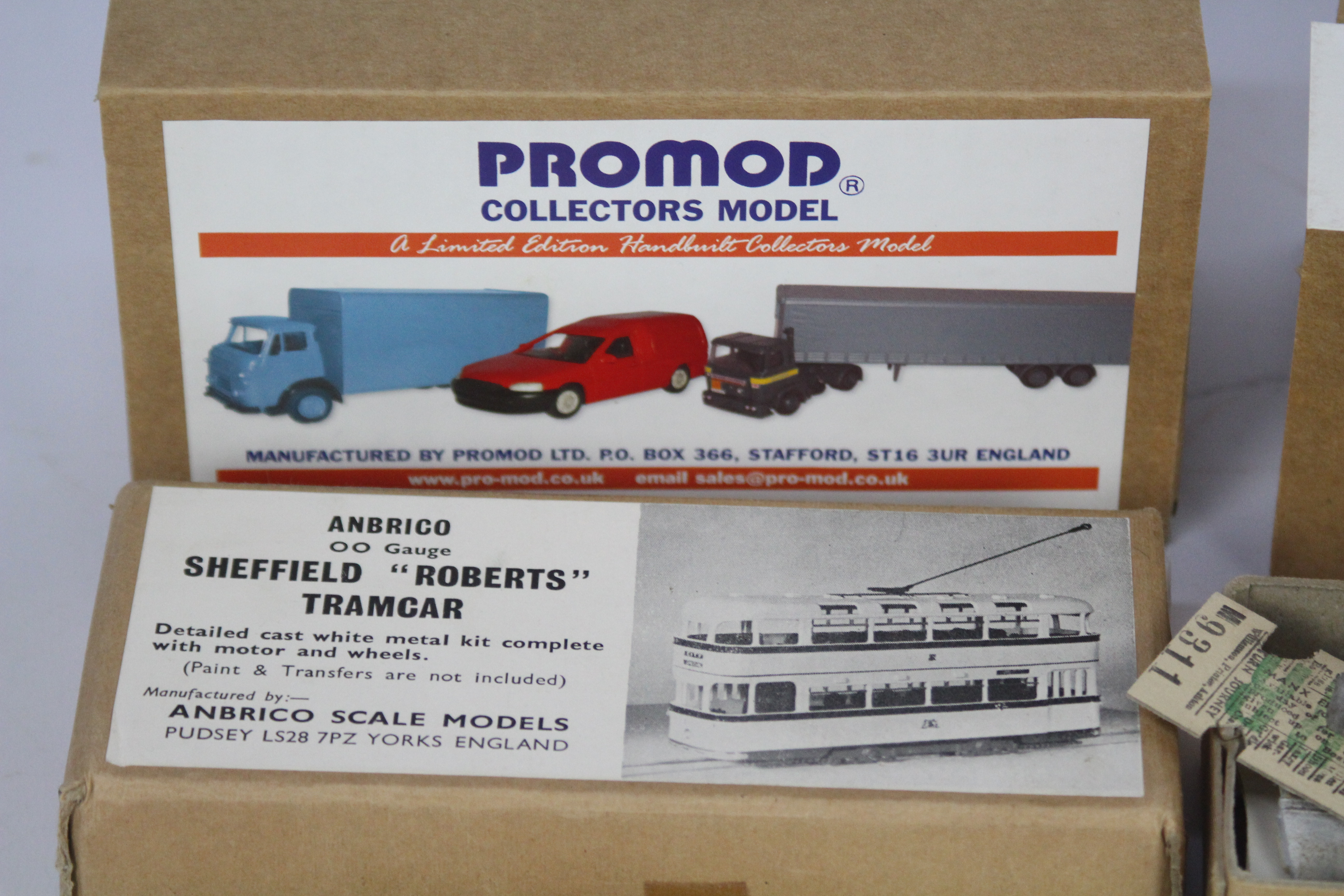 Promod, Anbrico - Two boxed white metal promotional models with an Ambrico Bus Kit. - Image 4 of 4