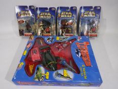 Hasbro - Star Wars - Thunderbirds - 5 boxed / carded items including Thunderbirds 6 Vehicle Super