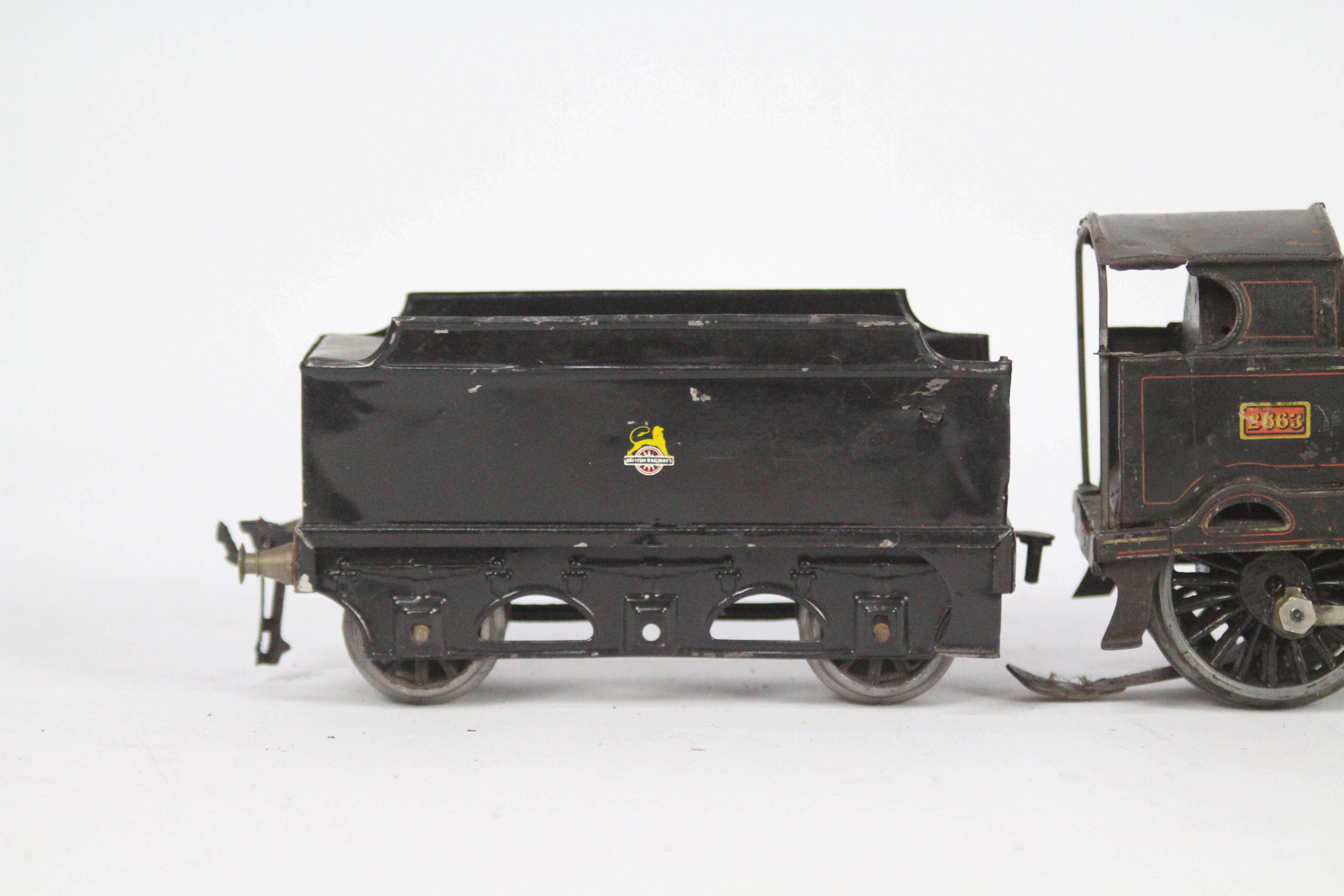 Bing - Bassett Lowke - An electric O gauge 4-4-0 loco named George The Fifth for spares or - Image 3 of 5