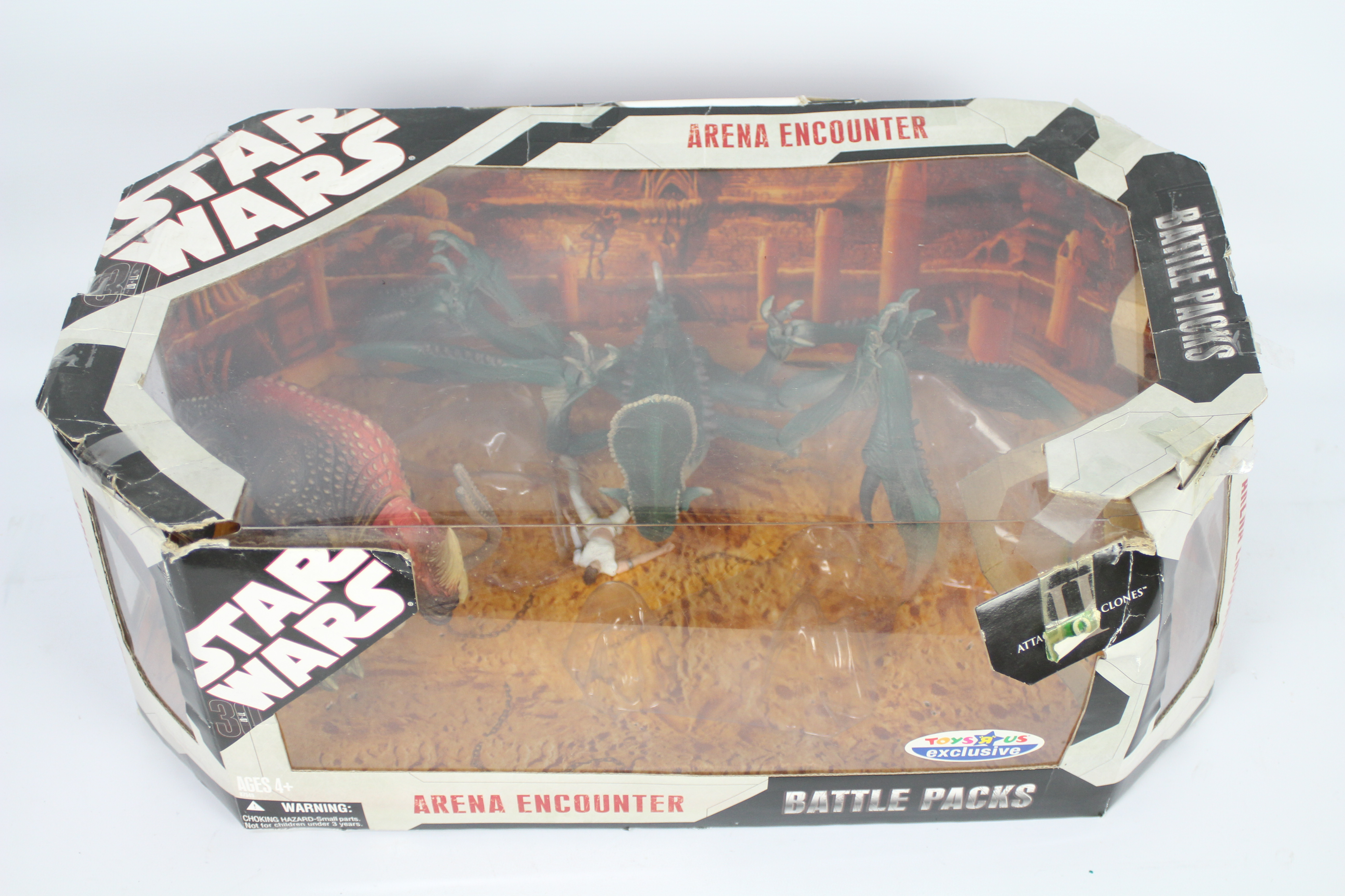 Hasbro - Star Wars - A boxed Arena Encounter Battle Pack # 87549 It shows signs of use and has all - Image 2 of 3