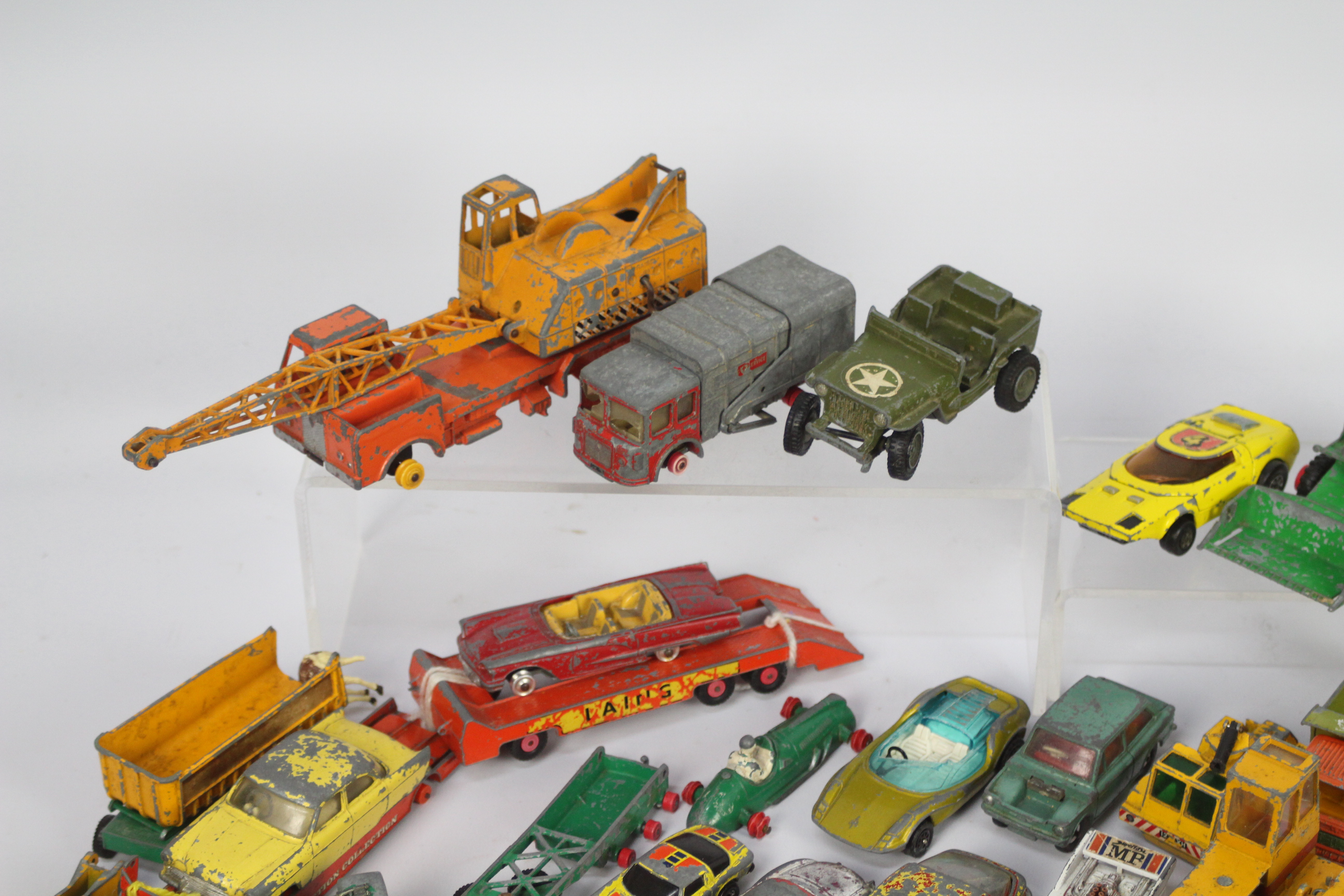 Diecast - A large quantity (approximately 40+) of playworn diecast vehicles to include, Corgi, - Image 2 of 4