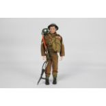 Palitoy, Action Man - A Palitoy Action Man 'Talking' British Infantryman figure.