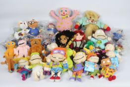 Golden Bear - Mattel - Telitoy - A collection of 48 TV related soft toys including Danger Mouse,
