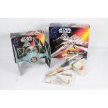 Kenner - Star Wars - 2 x boxed craft, Electronic X-Wing Fighter # 69780 and Tie Fighter # 69775.