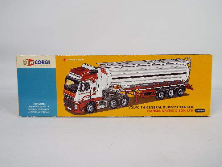 Corgi - A Corgi limited edition 1:50 scale truck - Lot is a #AN14001 Volvo FH General Purpose