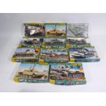ACE - 11 boxed 1:72 scale military vehicle plastic model kits by ACE.