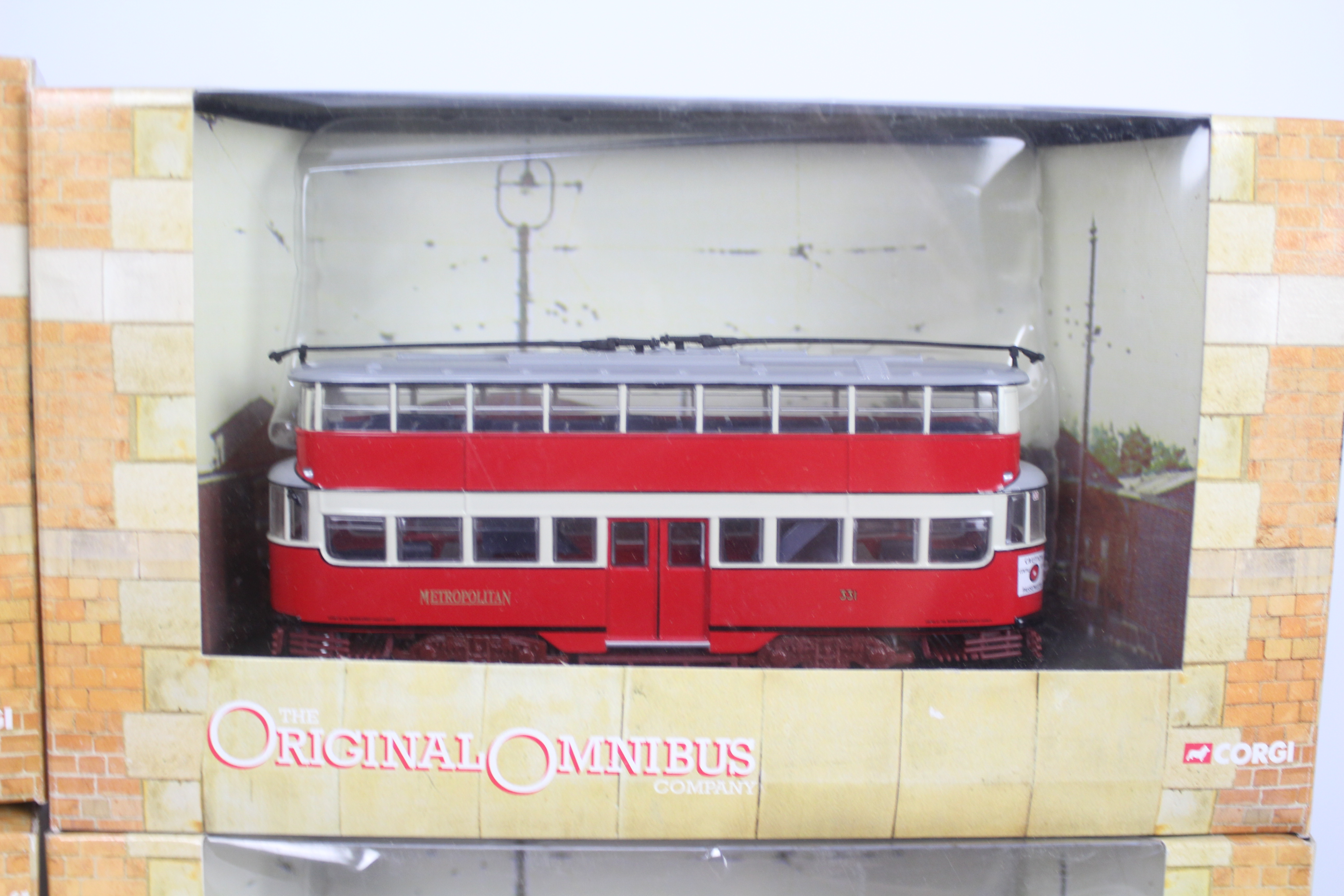 Corgi - Original Omnibus - 9 x boxed Feltham Tram models in 1:76 scale including one in Sunderland - Image 5 of 5