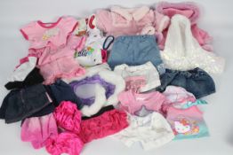 Build-a-Bear - A selection of Build a Bear clothing to include 5 x shorts (blue-coloured jeans,