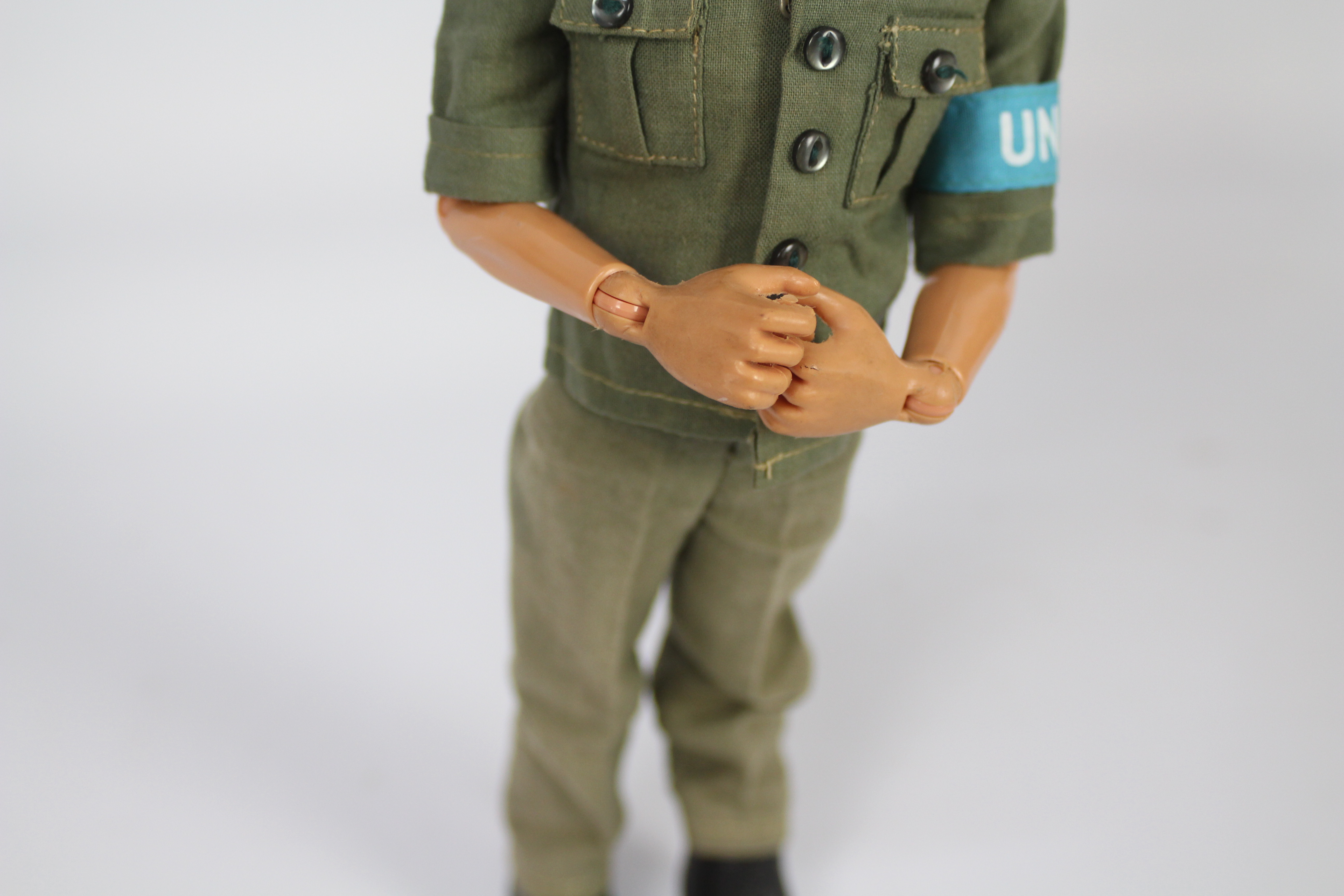 Palitoy, Action Man - A Palitoy Eagle-Eye Action Man figure in United Nations Peace Force outfit. - Image 3 of 4