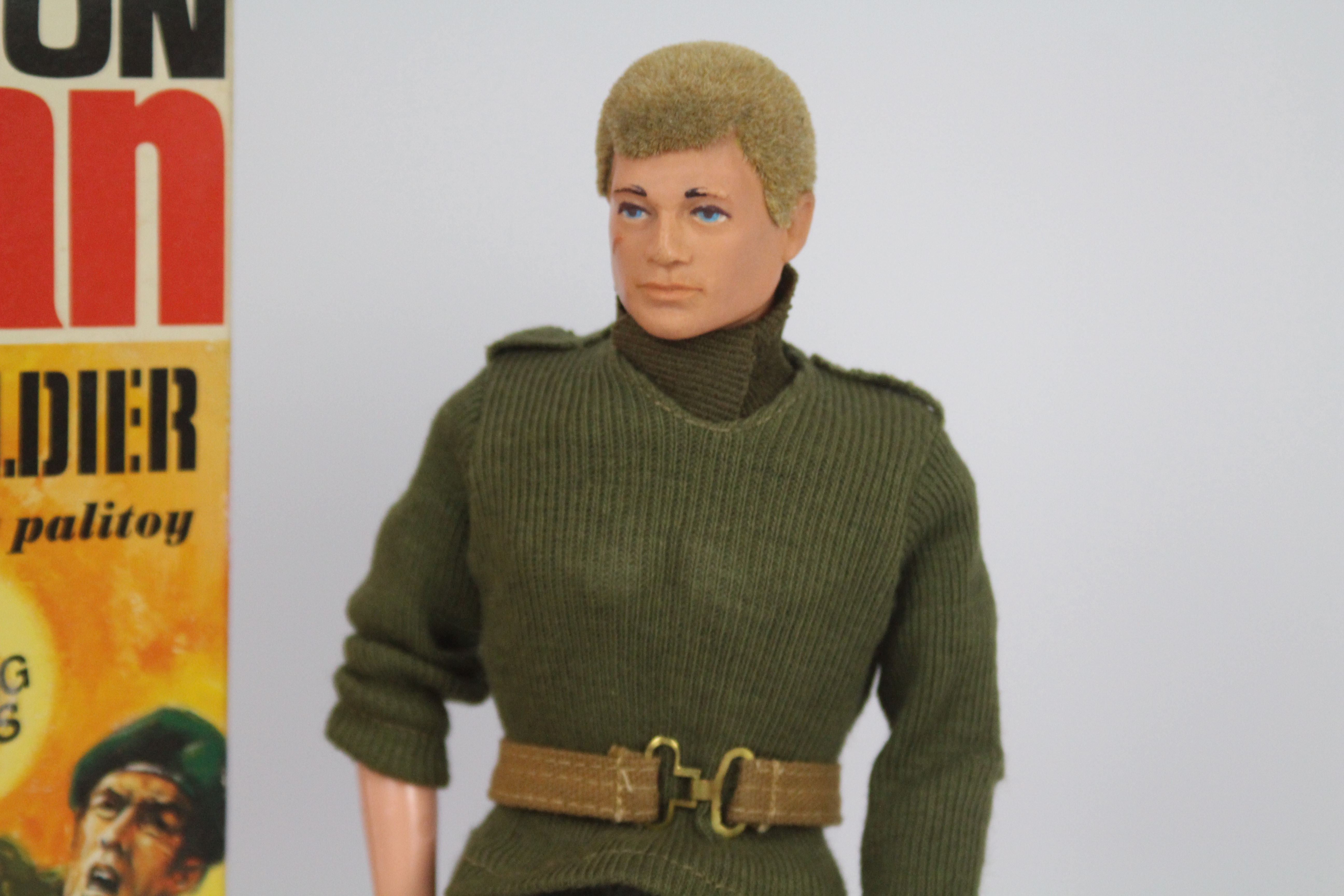 Palitoy Action Man - A boxed vintage Action Man Soldier with Gripping Hands. - Image 2 of 8