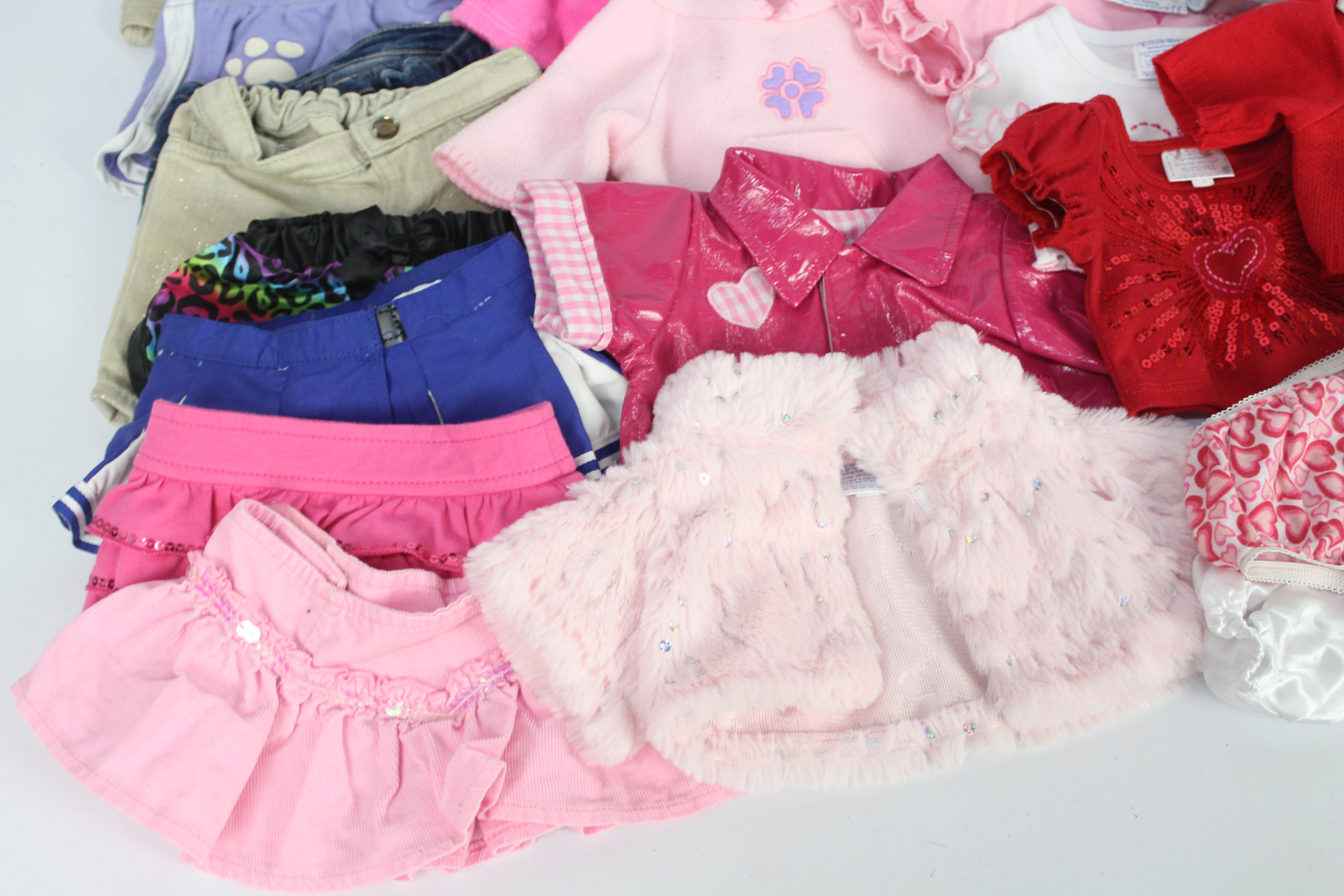 Build-a-Bear - A selection of Build a Bear clothing to include 5 x skirts (to include denim, khaki, - Image 2 of 5