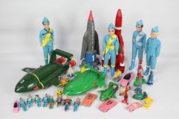 Thunderbirds - Matchbox - Carlton - Bandai - An excess of 20 Thunderbirds 9cm figures,