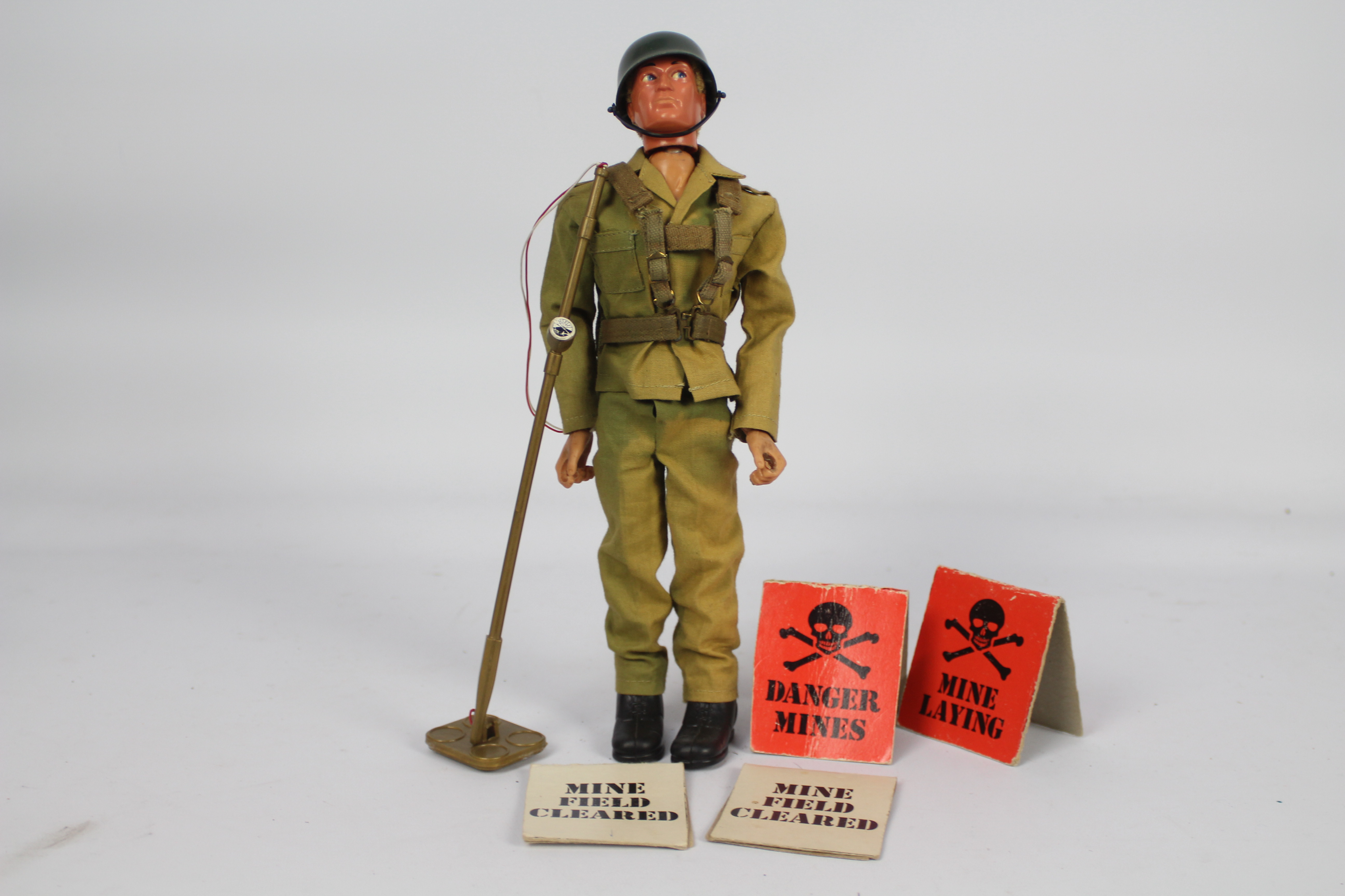 Palitoy, Action Man - A Palitoy Action Man figure in Mine Detection outfit .